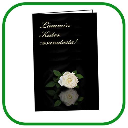 osanotto kiitoskortti