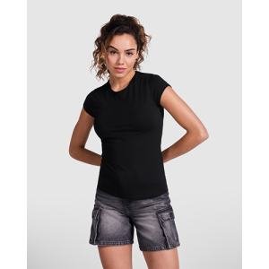 Slim-fit lyhythihainen T-Paita BALI 200g/m² painettuna tai painamattomana